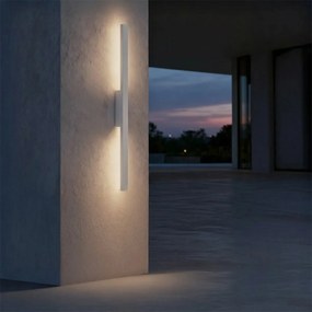 Applique Lineare 24W Luce Indiretta IP65 con LED OSRAM - Bianco