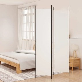 Divisorio A 3 Pannelli Bianco 150x220 Cm İn Tessuto /