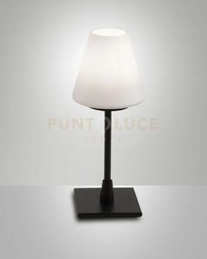 Lucy lampada da tavolo attacco g9 lampadina inclusa colore nera d.1...