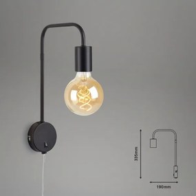 Briloner 2086-015 - Lampada da parete 1xE27/10W/230V