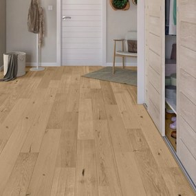 Parquet prefinito in rovere naturale Family oliato sp. 14 mm Intenso L