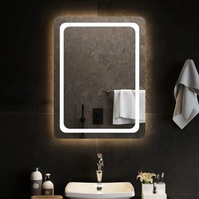 Specchio da Bagno con Luci LED 60x80 cm