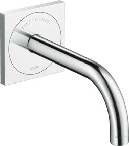 Miscelatore lavabo elettronico ad incasso a parete con bocca 165 mm senza parte incasso Cromo AXOR Uno 38119000