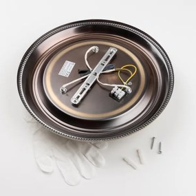 Brilagi - Plafoniera CLASSIC 3xE27/60W/230V bronzo