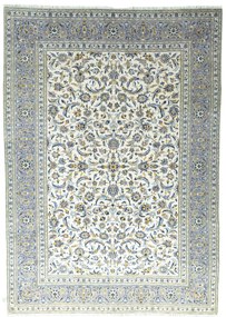 Kashan Tappeto 240 x 340 Beige (Iran) Annodato A Mano