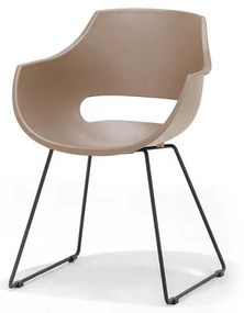 Set di 4 sedie ROCKY taupe