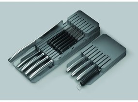 Sistema di stoccaggio dei coltelli grigio - Metaltex