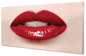 Quadro acrilico Labbra rosse 100x50 cm