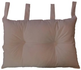 Cuscino testata letto Panama rosa cipria 45 x 70 cm