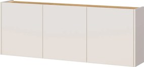 Armadietto color crema con effetto rovere da appendere 138x52x25 cm Libbiano – Germania