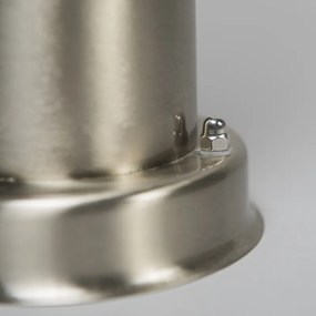 Lampada da esterno a palo in acciaio 45 cm IP44 - Rox con picchetto da terra e pressacavo