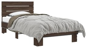 Giroletto Rovere Marrone 75x190 Cm Legno Multistrato E Metallo /