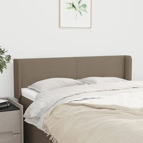 Testiera Ad Orecchio Tortora 147x16x78/88 Cm İn Tessuto /