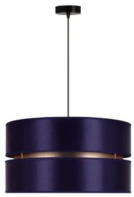 Duolla - Lampadario a sospensione con filo DUO 1xE27/15W/230V diametro 40 cm blu/oro