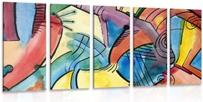 Quadri 5 pezzi – Arte astratta