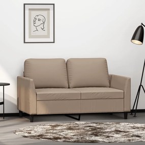 Divano A 2 Posti Cappuccino 140 Cm İn Similpelle /