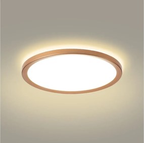 Brilagi - Plafoniera LED per bagno ULTRA SOTTILE LED/24W/230V Ø 42 cm oro rosa IP54
