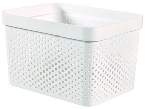 Cestino bianco Dots, 17 L Infinity - Curver