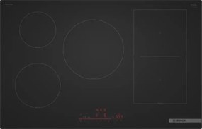Piastra a induzione Bosch 80 cm 7400 W nero opaco