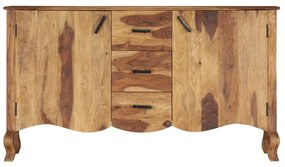 Credenza 145x40x80 cm in legno massello di sheesham