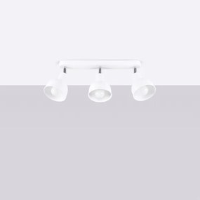 Sollux SL.1315 - Faretto ELBA 3xE27/15W/230V bianco