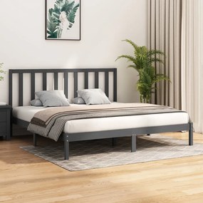 Giroletto Grigio İn Legno Massello Di Pino 200x200 Cm /