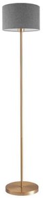Lampada da terra LED TUNJA 1xE27/20W/230V Ø 30 cm oro/grigio