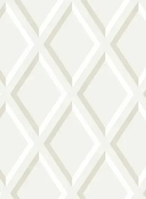 Cole & Son Carta da parati Pompeian - White and White