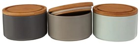 Vasetti per alimenti in pietra in set da 3 pezzi Fenwick - Premier Housewares