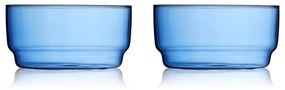 Ciotoline in set blu in vetro 2 pz 500 ml Torino – Lyngby Glas