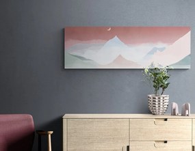 Stampa su tela – Montagne maestose pastello
