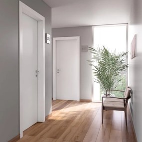 Porta per bed & breakfast a battente Holiday in MDF colore bianco, L 60 x H 210 cm, apertura a destra
