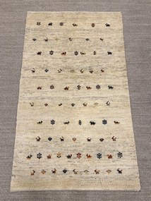 Gabbeh Tappeto 160 x 100 Beige (Iran) Annodato A Mano