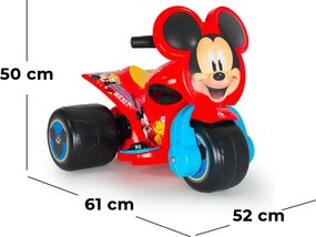 Moto Elettrica per Bambini 6V 3 Ruote Samurai Disney Mickey...