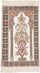 Cashmere Silk Tappeto 100 x 60 (Indian) Annodato A Mano