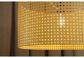 Duolla - Lampadario a plafone ROLLER RATTAN 1xE27/15W/230V diametro 45 cm beige