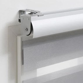 Tenda a rullo giorno / notte N&D Lurex grigio 5x250 cm