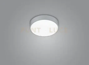 Plafoniera waco led dimmerabile d.30cm metallo alluminio 627413087