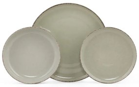 Set da tavola 18 pezzi verde/porcellana