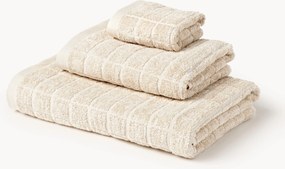 Set di asciugamani in cotone-lino Edita, varie misure