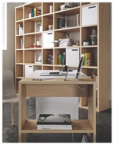 Libreria in rovere 255x224 cm Pombal - TemaHome