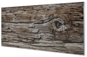 Quadro acrilico Nodi di legno di barattoli 100x50 cm