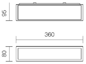 Redo 01-1234 - Applique da bagno LED EGO LED/12W/230V IP44 cromato