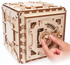 Ugears - 3D puzzle meccanico in legno Cassaforte