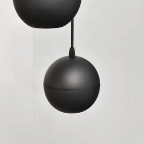 Lampadario LED a sospensione con filo MIDWAY 4xGU10/4,8W/230V nero