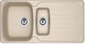 Lavello 1.5 vasche in fragranite avena FRANKE L 97 x L 50 cm