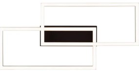 Brilliant - Plafoniera LED JORVIC LED/21W/230V 29x60 cm nera