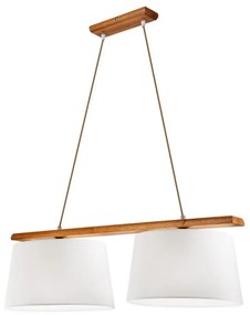 Lampadario a sospensione AIDA 2xE27/60W/230V su cavo