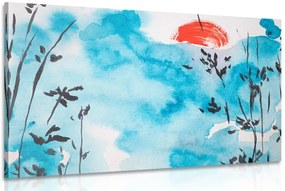 Quadro su tela – Pittura del cielo giapponese
