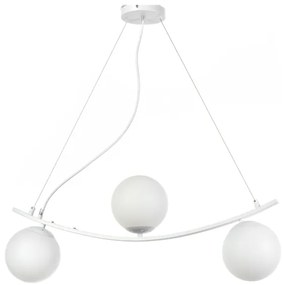 ONLI - Lampadario a sospensione con filo TRIO 3xE14/6W/230V bianco